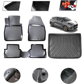 Resim OtoLine Ford Puma Üst 2025 Model 4d Bagaj Paspas Set 