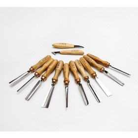 Resim Stryı 512002 Ahşap Oyma Seti 12 Parça 