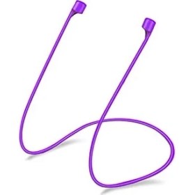 Resim Airpods Pro Için Manyetik Mıknatıslı Kulaklık Ipi Mor [airpods Pro ile Uyumlu Kılıf - Mor] 
