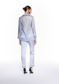 Resim Carmen İpek Pijama Takım Bebek Mavisi - Medium / Bebek Mavisi 