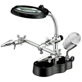 Resim TU-1093T Ledli Büyüteçli Havya Standı 