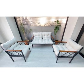 Resim Balkon-Bahçe-Kafe Çay Seti Koltuk Oturma Takımı-Oturma Grubu MİAMİ 