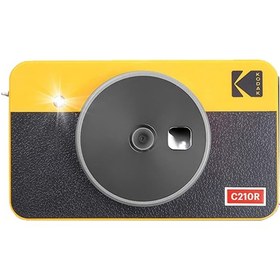 Resim Kodak Mini Shot Combo 2 Retro C210R Anında Baskı Dijital Fotoğraf Makinesi Beyaz 