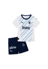Resim Puma Fenerbahçe S.k. 24/25 Çocuk Deplasman Forma Seti 775372 02 Beyaz 