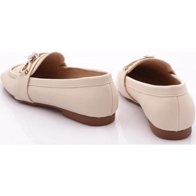 Resim Dgn 5020 Kadin Loafer Ayakkabi 5020-1423-R1806 Ten 