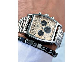 Resim Bentini Dikdörtgen Fonksiyonlu Erkek Saat 