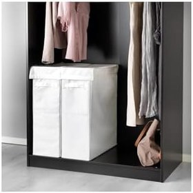 Resim IKEA Çamaşır Sepeti, Beyaz Renk 80 Litre MeridyenDukkan Kirli Çamaşır Sepeti 