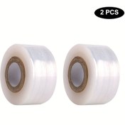 Resim 2/4/8 Rulo 3 cm Genişliğinde 150 m Peyzaj Filmi PE Plastik Esnek Film Kendinden Yapışkanlı Meyve Ağacı Peyzaj Filmi Bandaj Küçük Rulo Sarma Filmi 