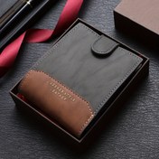 Resim 1 Adet CarrKen Erkekler İçin Günlük Kullanım için Çoklu Kart Yuvası ve Çıtçıtlı Kapatmalı İki Katlı Cüzdan - Açık Kahverengi Suni Deri Bifold Tasarım, Minimalist Stil - Baba, Sevgili veya Oğul İçin Mükemmel Hediye (Babalar Günü, Noel, Sevgililer Günü), Seyahat Aksesuarı, Şık Aksesuar, Kaliteli Yapım, Erkek Arkadaşa Özel 