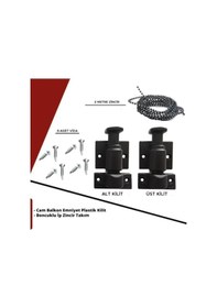 Resim Cam Balkon Emniyet Plastik Kilit - Boncuklu Ip Zincir Takim Set 