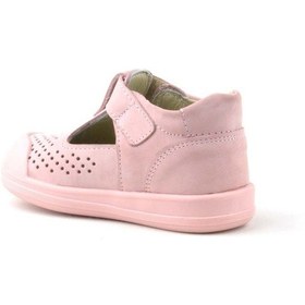 Resim Hapshoe Rakerplus Hakiki Deri Pembe Cırtlı Anatomik Bebek Sandalet Pembe 