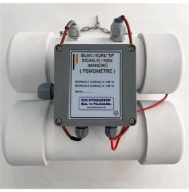Resim Ece Otomasyon Psikometre Sıcaklık Nem Sensörü Islak / Kuru Sıcaklık / Nem Sensörü 