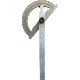 Resim D&W Açılı Iletki Gönye Açı Ölçer Cetvel 80X120 mm 