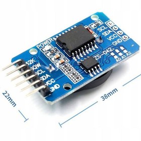 Resim ARS Robotechnicals DS3231 RTC Gerçek Zaman Saat Modülü Mini IIC Gerçek Zaman Saniye Dakika Saat Gün Ay Yıl Tarih 