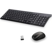 Resim Versatile GDx7700 Kablosuz Chocolate Slim Q Klavye Mouse 