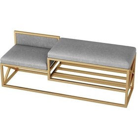 Resim Lulu Gold Metal Gri Benç Ayakkabılık 