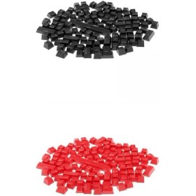 Resim 2 Set 108-KEBS Abs Mekanik Klavye Için Yarı Saydam Anahtar Kapakları Dıy Özel 