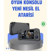 Resim 4.3 Inç IPS Ekranlı Taşınabilir Oyun Konsolu 64GB 10000 Oyun 