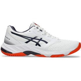 Resim Asics NETBURNER BALLISTIC FF 3 Erkek White/Guava Voleybol Ayakkabısı 1051A073-105 