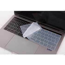 Resim Apple Uyumlu MacBook Pro Klavye Koruyucu Uk-eu İngilizce Touchbarlı A1706 A1989 A2159 A1707 A1990 İle Şeffaf 
