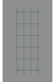 Resim Hype Store 74060 Sarmaşık Bitkilere Özel Metal Tırmanma Kafesi - Yeşil 150cm X 60cm 