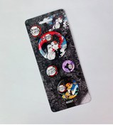Resim Gift Moda Anime Demon Slayer Tasarımlı Rozet & Broş 