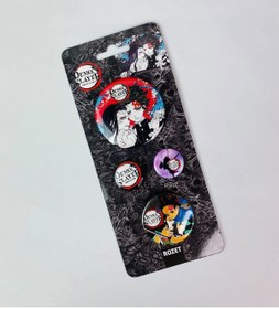 Resim Gift Moda Anime Demon Slayer Tasarımlı Rozet & Broş 