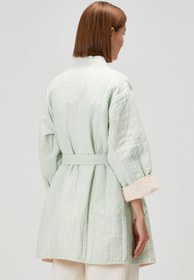 Resim Keten Kapitone Kimono Mint - Mint / XS 