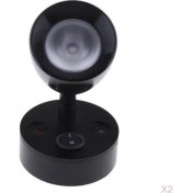 Resim Blesiya 2 Adet Su Geçirmez LED Okuma Döner Işık Iç Masa Lambası Için (Yurt Dışından) 