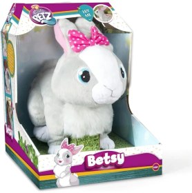 Resim MCM Group 9586 Sesli ve Hareketli Peluş Tavşan Betsy -Sunman 