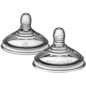 Resim Tommee Tippee Gelişmiş Antikolik 2li Biberon Emziği Orta Akış 