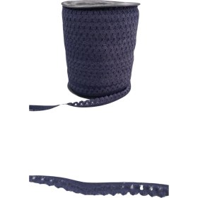 Resim Kahi-zai Çamaşır Askısı Şerit En 1 cm Lacivert 1 Metre 