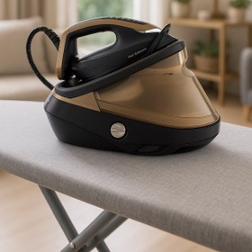 Resim TEFAL Akıllı Buhar Teknolojili Damlama Önleyicili Pro Express Buhar Kazanlı Ütü, 9 Bar + Mutfak Tartısı 