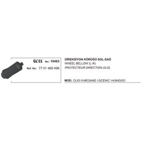 Resim RENAULT CLIO DİREKSİYON KÖRÜĞÜ 10463 