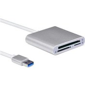 Resim Pazly Çok İşlevli 3'ü 1 Arada Usb 3.0 Kart Okuyucu - Tf/sd/cf Desteği - Alüminyum Yüksek Kalite 