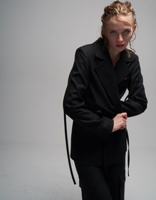Resim No:06 Blazer Ceket - Siyah / 38 