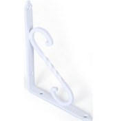 Resim 2 Adet Ferforje Raf Altı Ayağı 11x15 Cm Galvaniz 