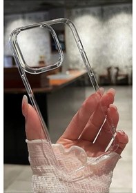 Resim İphone 15 Pro Max Kılıf Ultra İnce Sert Kamera Çıkıntılı Vonn Kapak 