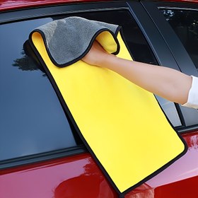 Resim Ekstra Büyük Süper Emici Mikrofiber Araba Yıkama Havlusu - Hızlı Kuruyan, Yüksek Emicilik ile Kolay Temizlik ve Detaylandırma, Dayanıklı ve Temizlemesi Kolay, Arabalar, Kamyonlar ve Araçlar için Mükemmel, Araç Detaylandırma, Araç Bakımı, Şık Tasarım, Yüksek Emicilikli Kumaş 
