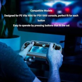 Resim PUSOKEI 1000 Konsol için Kılıf, PSV 1000 için 1000 için Sert Kapaklı Kılıf, Sert Alüminyum Alaşımlı Koruyucu Kılıf Sert (Açık Mavi) 