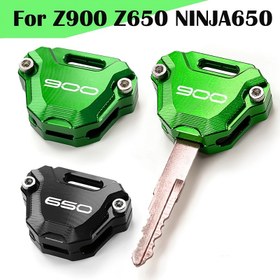 Resim MOWOK Z900 Z650 Z 900 Ninja 650 1000 Versys Versys650 2024 2023 Motosiklet Modifikasyonu Parçası için Zincirli Alüminyum Alaşım Anahtar Kabuğu Kapak 