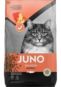 Resim Juno Sterilised Somonlu Kısırlaştırılmış Yetişkin Kedi Maması 15 KG 