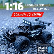 Resim K.K Yüksek Hızlı Alüminyum RC Off-Road Araç, 2.4GHz Kablosuz Uzaktan Kumanda, Pille Çalışan Çift 500mAh Şarj Edilebilir Lityum, USB Şarj, 14+ Yaş için 