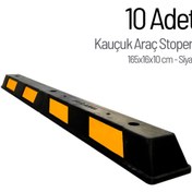 Resim İleri Trafik 10'lu Kauçuk Araç Stoperi Seti 165x16x10 cm 