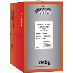 Resim Frısby Fr-Cat601 23Awg Utp Cat6 Grı Kablo 305 Metre 