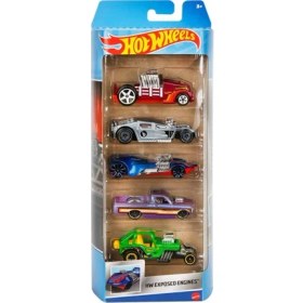Resim Hot Wheels Hot Wheels 5'li Araba Seti - Hw Exposed Engines HLY79 