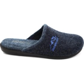 Resim Gezer 15337 Erkek Kışlık Çıkarılabilir Keçe Taban Ev Halı Terliği 