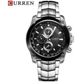 Resim Novahub Siyah Curren Yeni Üst Erkek Saati Moda İş Izle Rahat Kuvars Çelik Kemer Izle Erkek Moda Izle Gümüş 