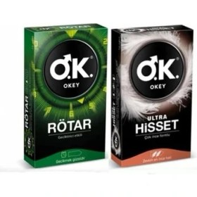 Resim Okey Prezervatif Rötar 10 Lu + Ultra Hisset 10 Lu 