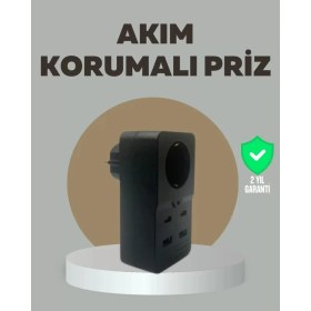 Resim Midas Toptan Home Akıllı Akım Dengelemeli Priz 2500W 4 USB Type C Çıkışlı 